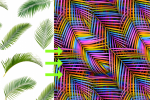 Фотомонтаж для паттерна