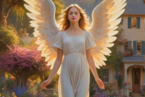 Ангел во дворе