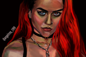 портрет участницы группы "кис-кис"