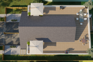 таунхаус сверху