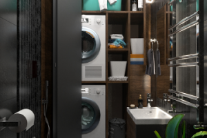 Дизайн - визуализация ванной комнаты