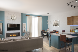 студия в американском стиле