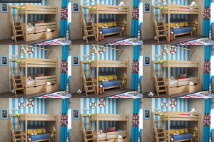 Моделирование и визуализация детских кроватей