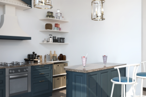 моделирование кухонной мебели прованс