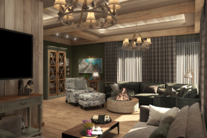 Коттедж с элементами стиля шале