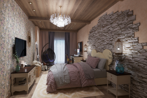 Коттедж с элементами стиля шале