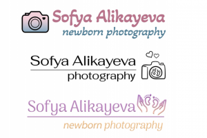 Логотип для фотографа новорожденных