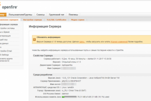 Установка и настройка Openfire