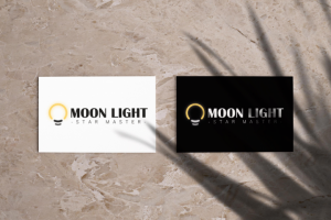 Разработка логотипа для бренда ночников MOON LIGHT