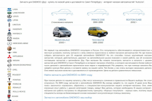 Автомобильная тематика. Запчасти для DAEWOO
