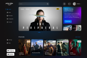 Prime Video — редизайн сайта UX/UI