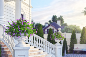 Дворик частного дома