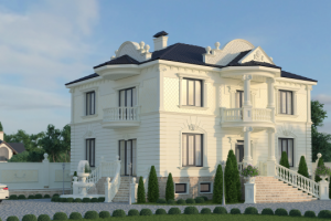 Дизайн фасада частного дома