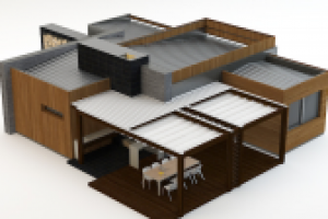 Гостевой домик в современном стиле