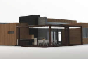 Гостевой домик в современном стиле