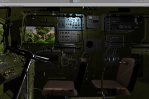 модель кабины Пусковой установки