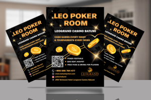 Флаер для покер клуба