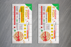 Флаер для доставки пиццы