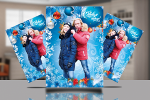 Поздравительная открытка к Новому году