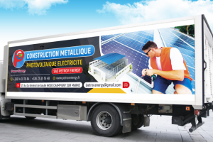 Баннер для транспорта компании