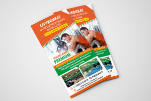 Флаер для фитнес-клуба