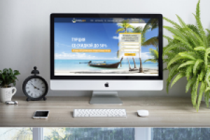 Дизайн лендинга для турагенства