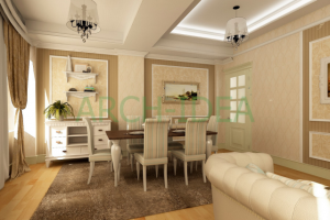 Дизайн интерьера гостинной комнаты