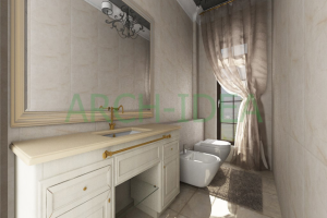 3Д визуализация санузла