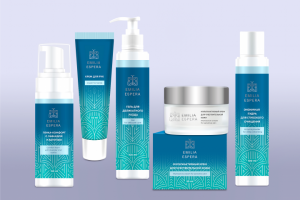 Разработка дизайна логотипа и дизайна косметической линейки для