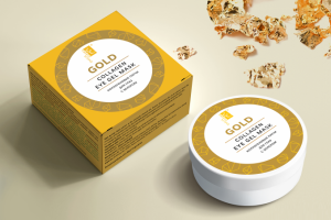 Дизайн упаковки для патчей «GOLD»