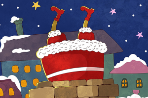 Рождественская открытка