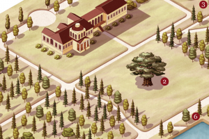 План усадьбы «Елизаветино» в деревне Дылицы