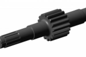 3D-модель_вал-шестерня