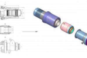 Разработка 3D-модели оптической головки IPG