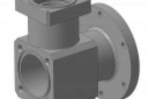 3д-модель корпуса редуктора