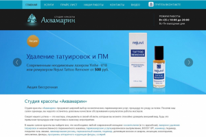 Сайт салона красоты 49000 руб.