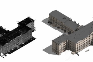 Моделирование здания на основе 3D Сканирования