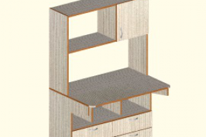 Стол со складной столешницей