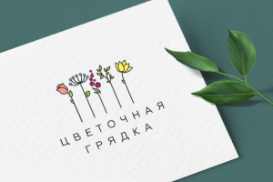 Конкурсный концепт логотипа для сети цветочных магазинов