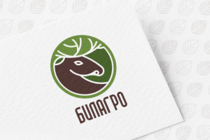 Конкурсный концепт логотипа для оленьей фермы