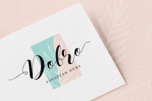 Конкурсный концепт логотипа магазина домашнего текстиля