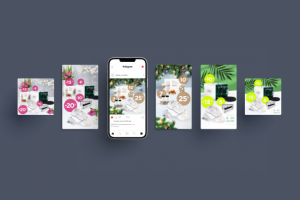 Оформление instagram (stories, post) компании SKINDEX