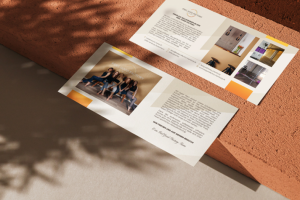 Пригласительный флаер в танцевальную студию