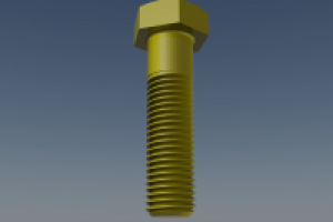 Золотой Болт в 3D