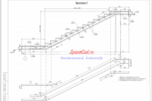 Армирование монолитной лестницы