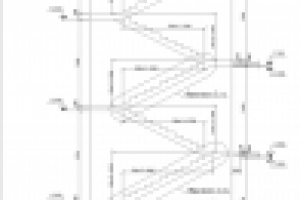 Сечение 1-1 по монолитной лестнице