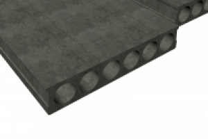 Пустотная плита в 3D