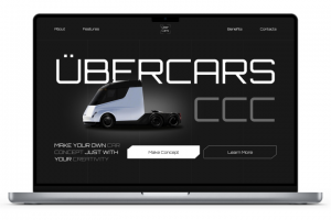 Главный экран "UberCars"