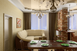 Гостиная-студия в Донецке