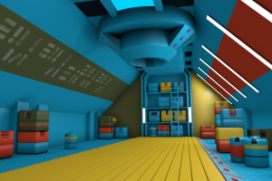 Локация для мультфильма "Пришельцы"